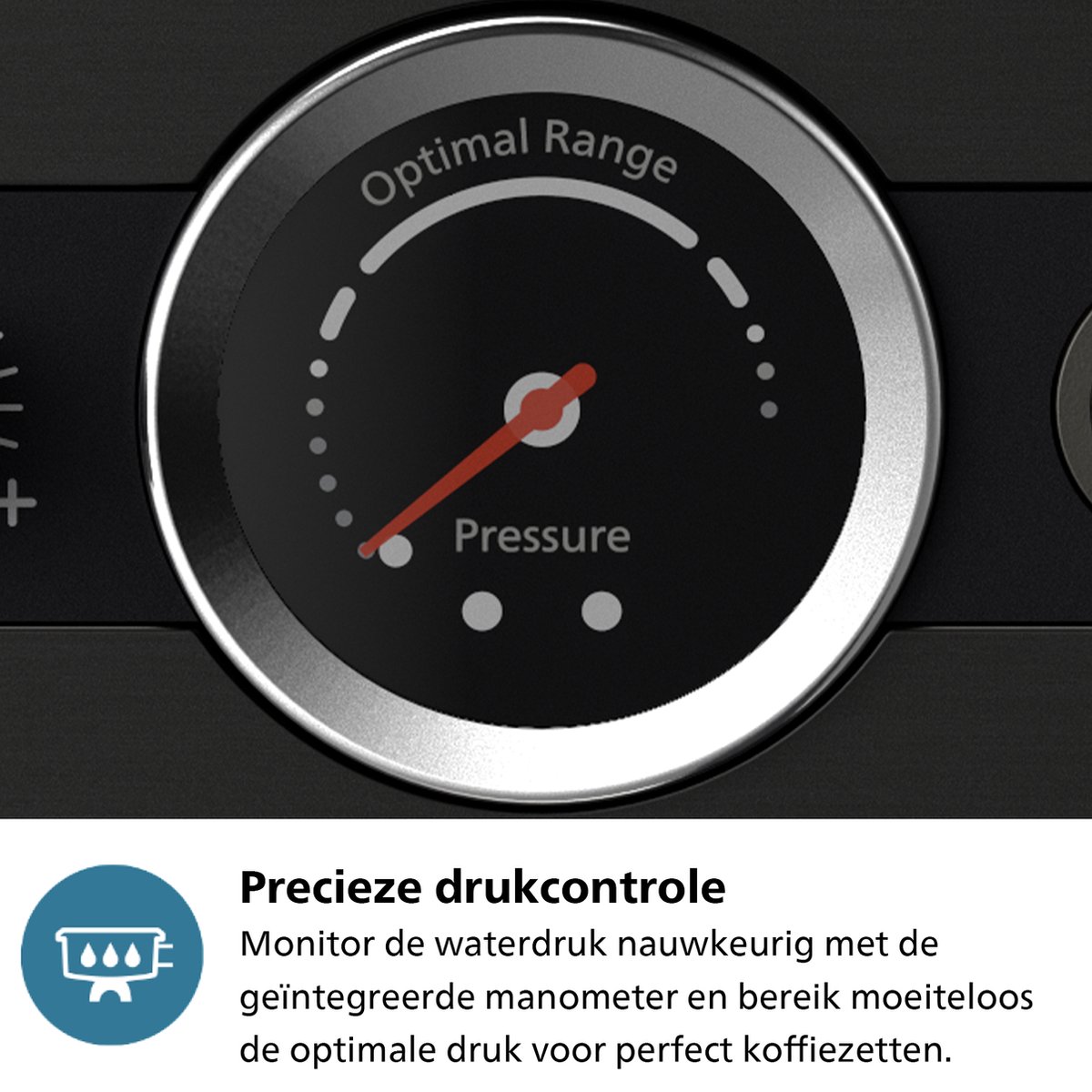 Afbeelding 3 van Philips Barista Brew - Halfautomatische espressomachine PSA3218/10 - RVS - Metaal / Zwart