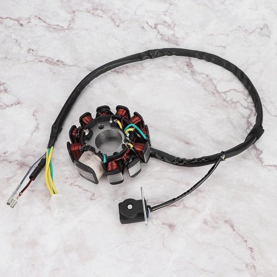 Ontsteking Elektrische Spoel, Magneto Ignition Stator Coil 11 Coil Generato Elektrische Spoel voor 4 Takt GY6 125cc 150cc Bromfiets Scooter ATV Quad