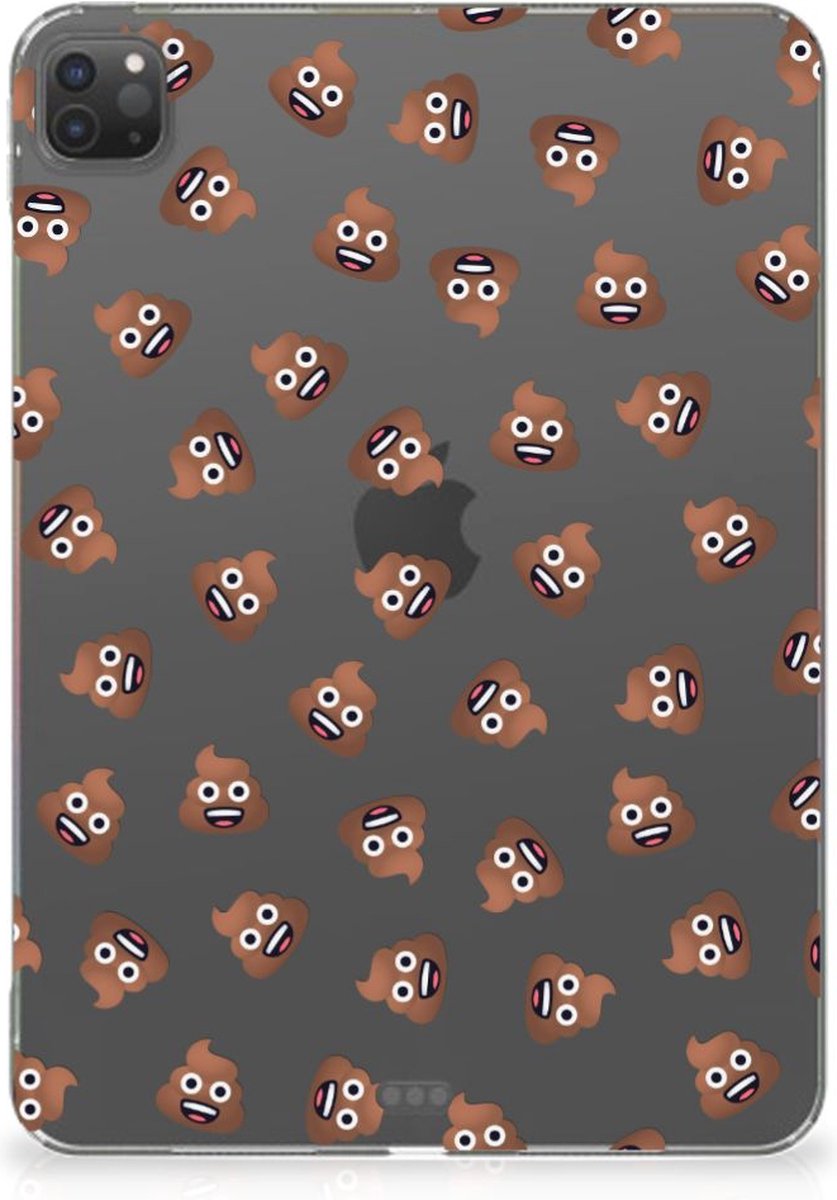Hippe Hoes voor iPad Pro 11 (2024) Poep Emojis