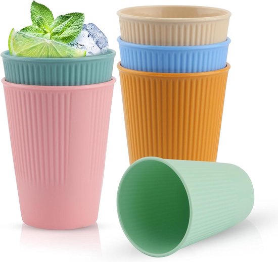 sweet grain Sublimatie bekers met handgrepen, 500 ml, 6 stuks matglazen