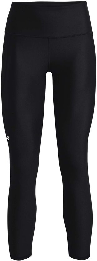 Under Armour Women's HeatGear High Waist Ankle Leggings - No-Slip, Midnight Navy/White - View #11