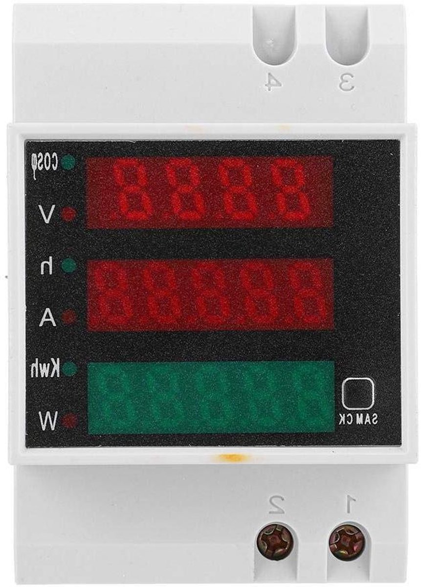Multifunctionele stroommeter digitaal display - Spanningsmeter D52-2047 - AC200~450V .