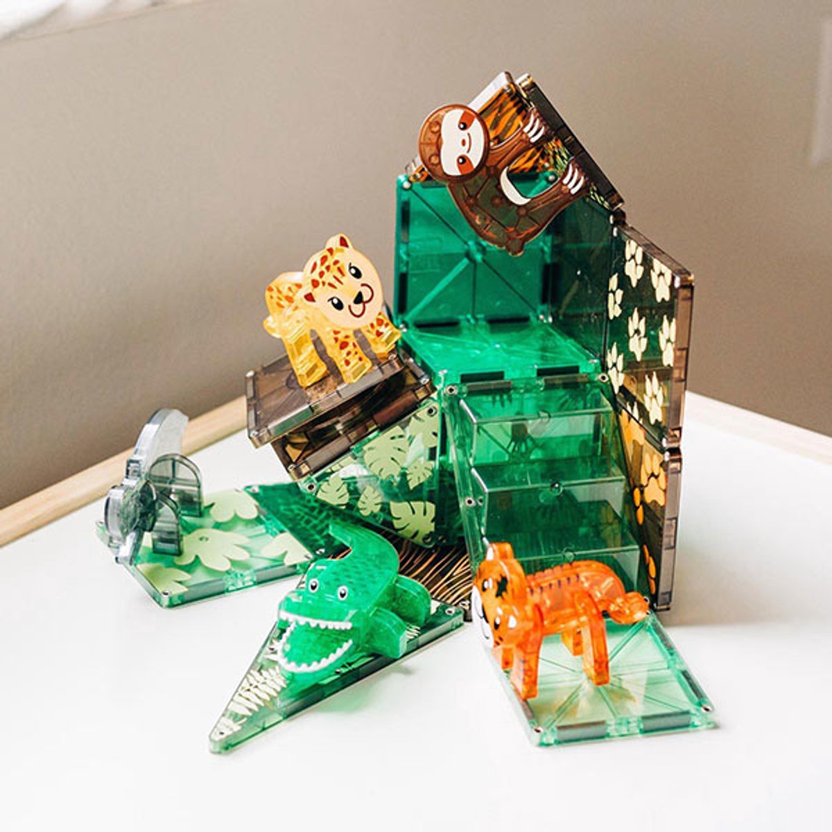 Magna-Tiles | Safari Animals 25 Stuks Set — afbeelding 13