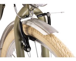 Dacapo Fiets DaCapo damesfiets 28'' Casino 6 versnellingen RH 48 cm met mand groen - 48 cm
