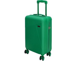 Beagles Originals Travel Originals Koffer - Handbagage - Reiskoffer - Trolley - TSA Slot - Vier Wielen - Groen