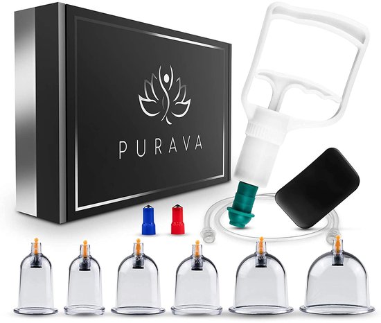 Elektrisch Vacuüm Cupping Apparaat, Cupping Therapie Zuig Acupunctuur Massage Cups Set voor Lymfedrainage Pijnbestrijding Lichaam Gezondheidszorg