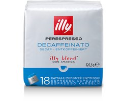 illy Iperespresso Cafeinevrij 18 capsules