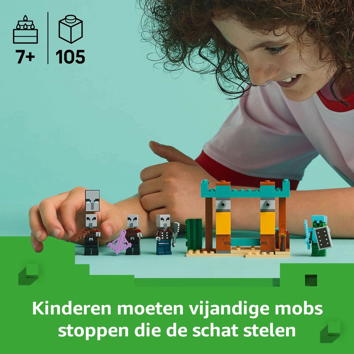 LEGO Minecraft De Illagers in de woestijn gamingset voor kinderen - 21267 — afbeelding 2