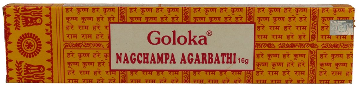 Yogi & Yogini naturals Goloka Nag Champa wierook stokjes bruin