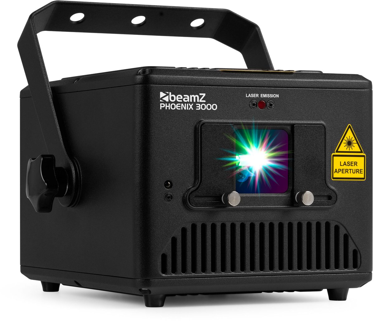 BeamZ Phoenix 3000 laser - RGB laser 3W - Met ILDA en DMX - Inclusief afstandsbediening