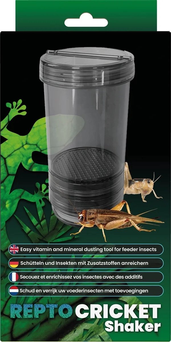 Repto Cricket Shaker - Voederinsecten Bepoederen
