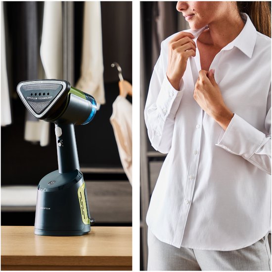 Tefal AeroSteam DT9810 Kledingstomer - Ontdek de combinatie van stoom en zuigkracht - Krachtige Stoom - Verwarmde Zoolplaat - Handstomer - 1400W