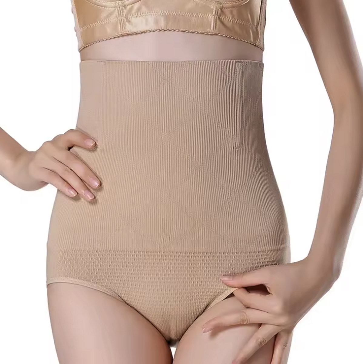 CHPN Shapewear - High-Waist - Ondergoed - Beige - L - Large - Corrigerend ondergoed - Shape wear - Shapen - Hoge taille