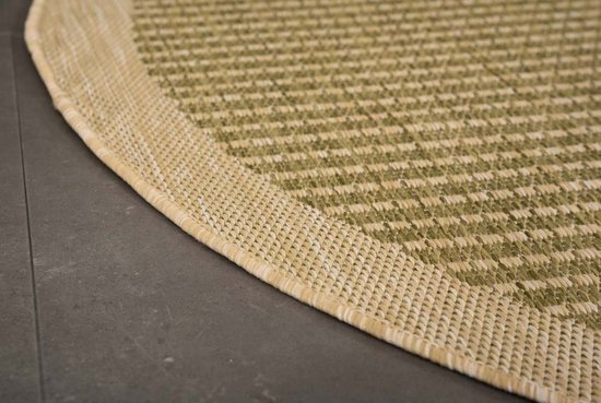 Tapis d'extérieur rond - Vert côtier 200 cm rond