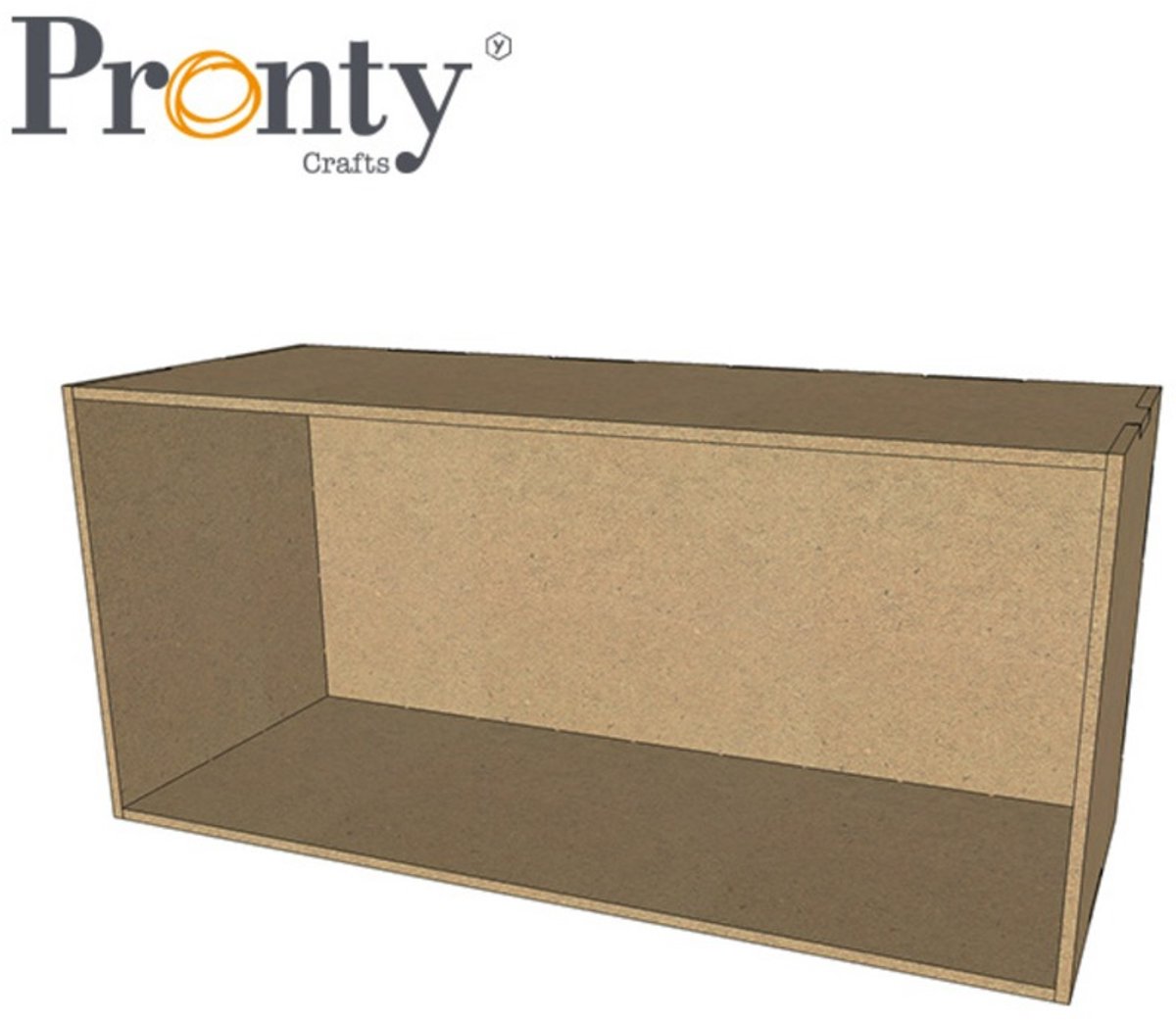 Pronty MDF opbergsysteem big box 330 x 150 x 130 mm
