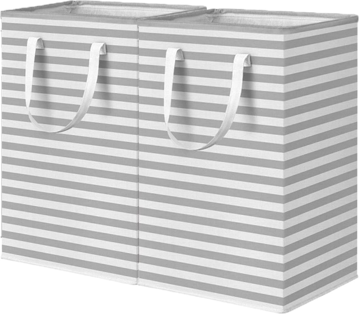 My Ninki ® Ruime Opvouwbare Wasmanden Set met Trekkoord voor Diverse Kamers en Gebruikssituaties