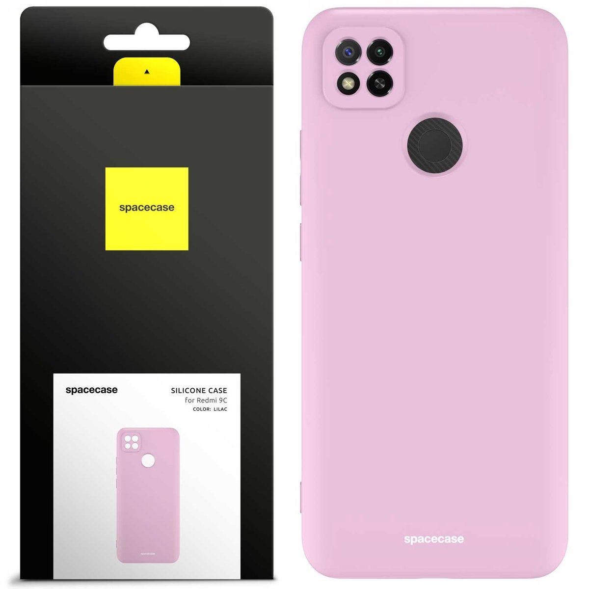 Spacecase Siliconen Hoesje Voor Xiaomi Redmi 9C Lilac