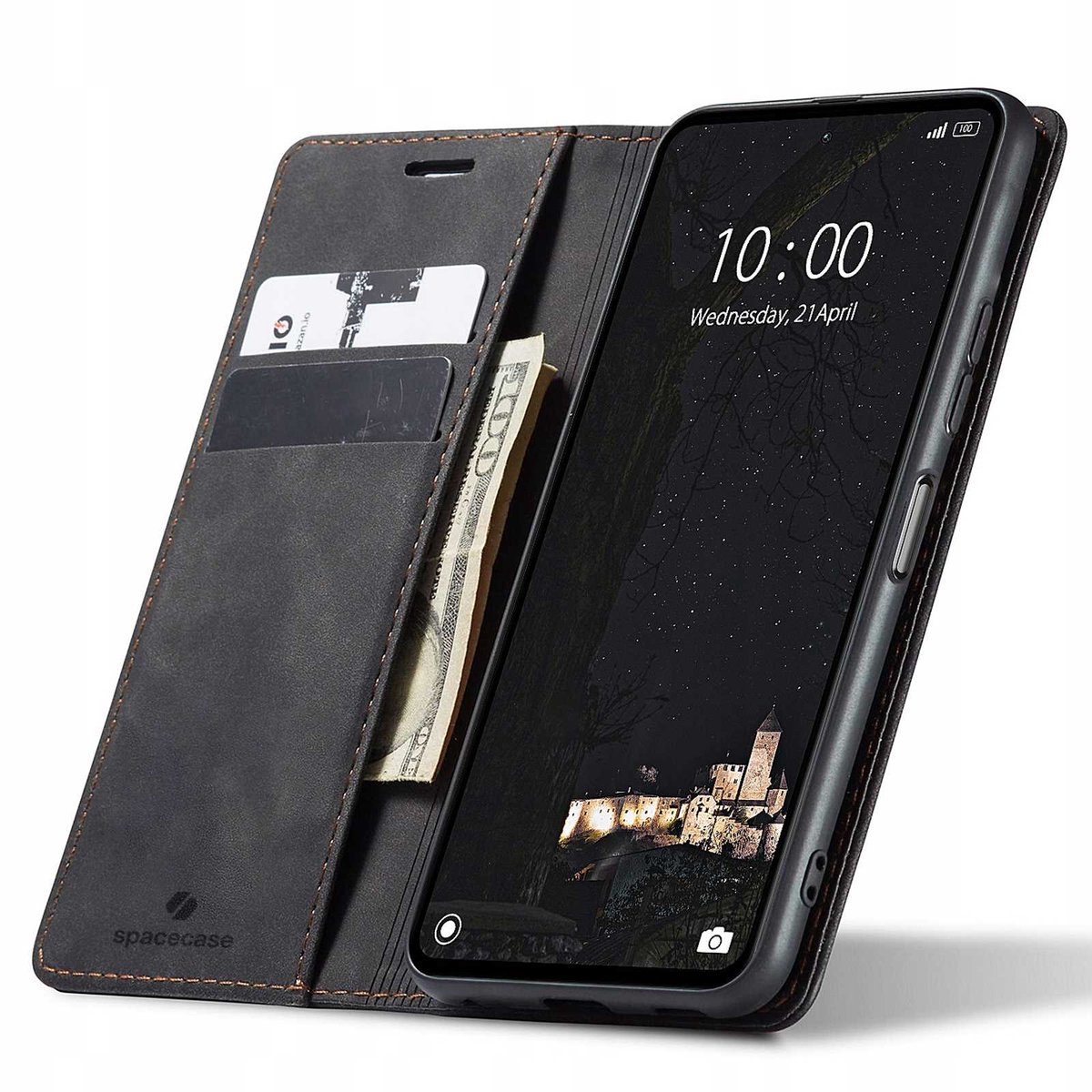 Spacecase Case Voor Xiaomi Redmi Note 11 Pro 5G Zwart