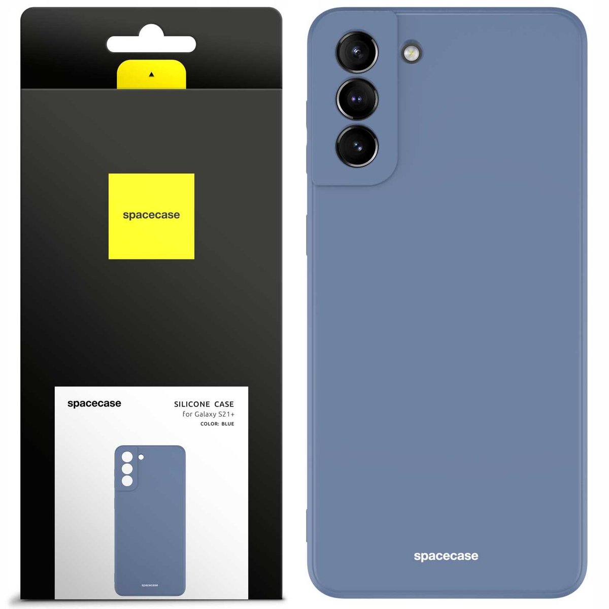 Spacecase Siliconen Hoesje Voor Samsung Galaxy S21+ Blauw