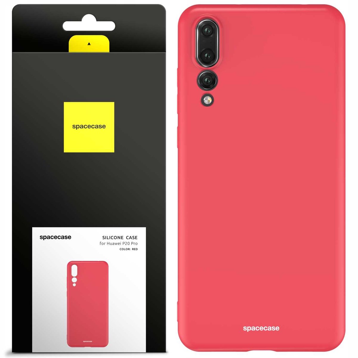 Spacecase Siliconen Hoesje Voor Huawei P20 Pro Rode Cover
