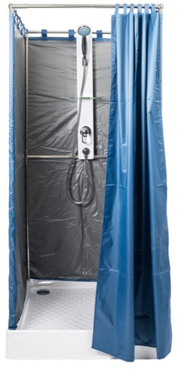 Blue Move - Mobiele Nooddouche - 90x90 cm
