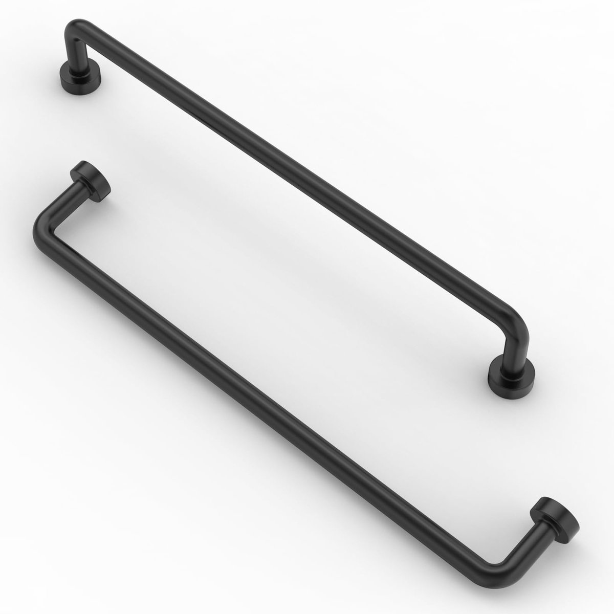 My Ninki ® Stijlvolle Mat Zwarte Meubelgrepen Set voor Keuken, Badkamer en Kasten, 10 Stuks, 192 mm Boorafstand