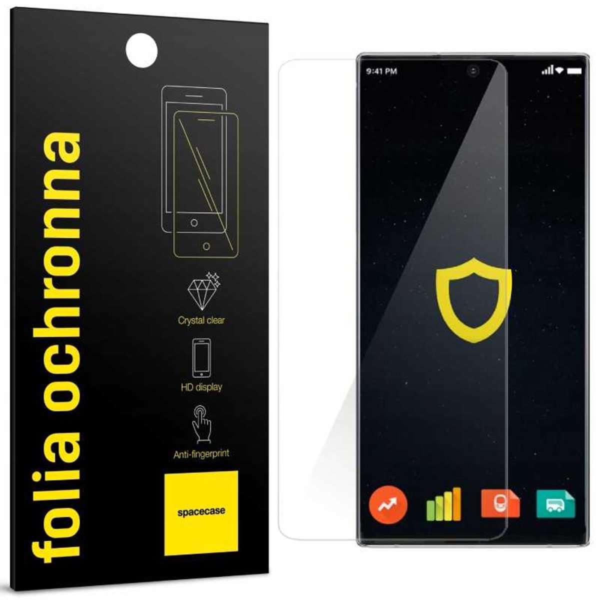 Spacecase Gehard Glas Voor Samsung Galaxy S22 Ultra Schermbescherming