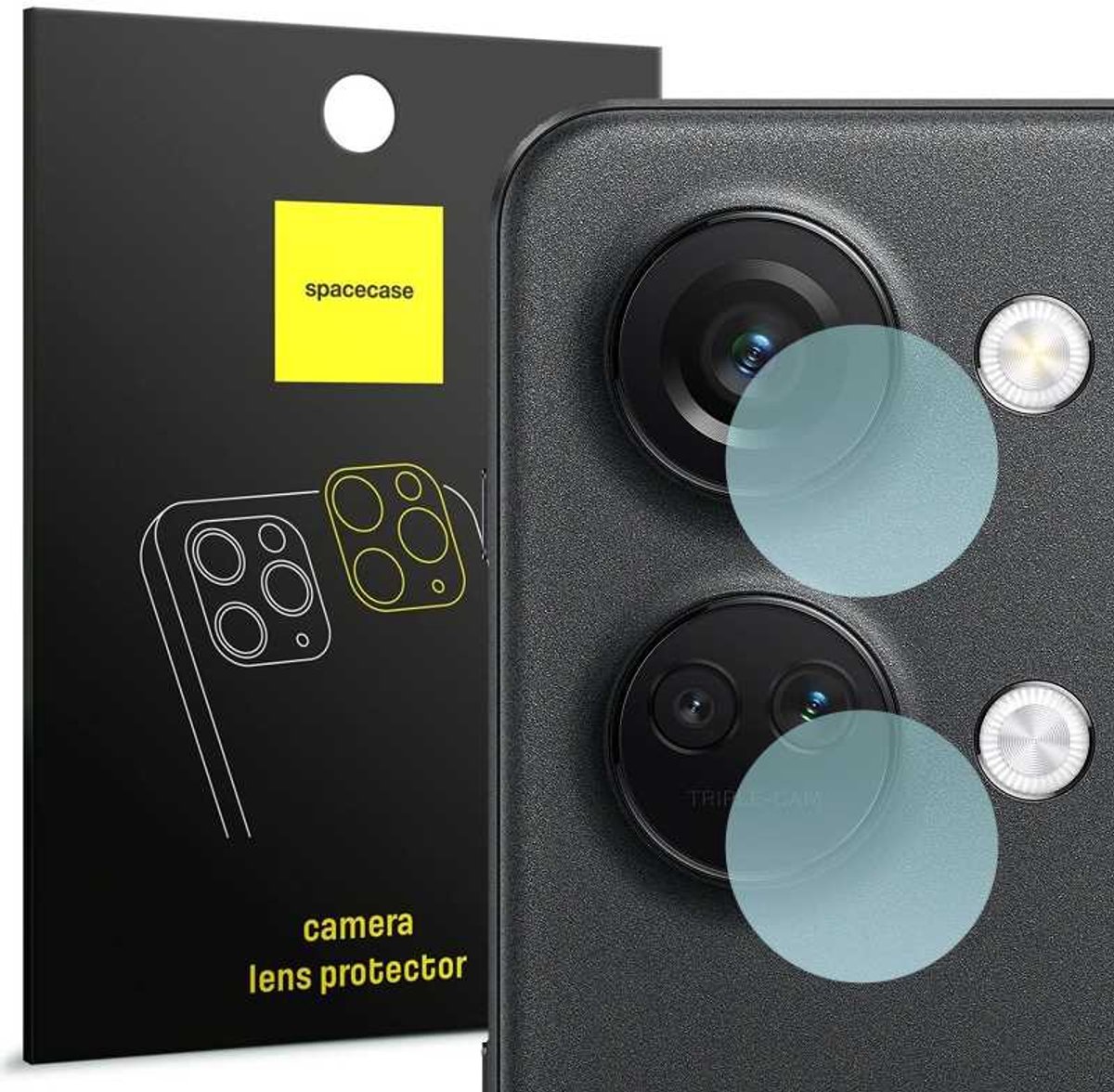 Spacecase Gehard Glas Voor Oneplus Nord 3 5G Beschermcamera