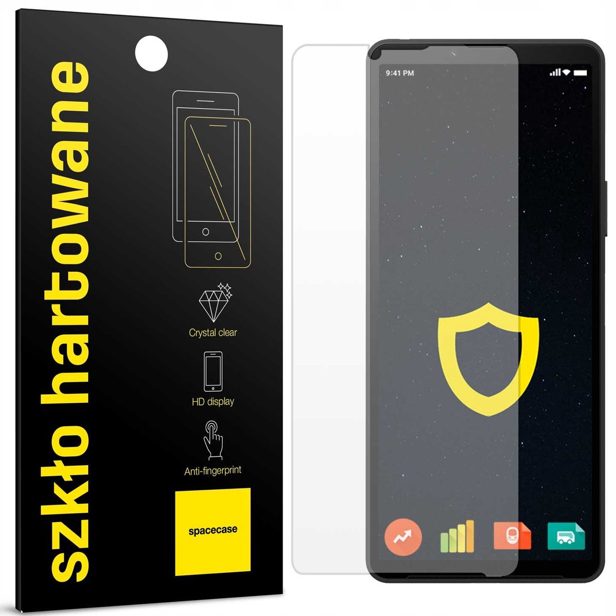 Spacecase Gehard Glas 2.5D Voor Sony Xperia 10 Vi Voorbescherming