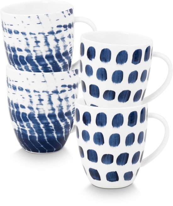 Mug avec anse vtwonen - Mugs - Tasses - Service de table 4 pièces - 250 ml