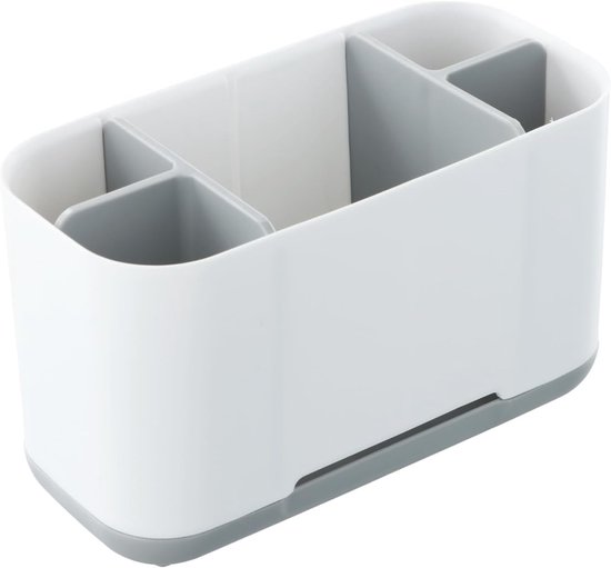 Square Single Pen Holder, Mini Aluminum Alloy Pen Stand Toothbrush Holder Desktop Organizer for Office School Home