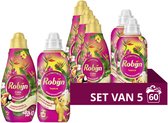 Bol.com Robijn Perfect Match Wasmiddel en Wasverzachter Pakket - Tropical - 5 stuks - Voordeelverpakking aanbieding