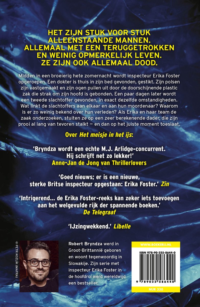 Erika Foster 2 - De stalker in de nacht - back cover