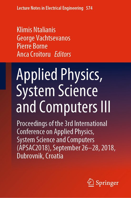 Applied Physics System Science and Computers III - cover
