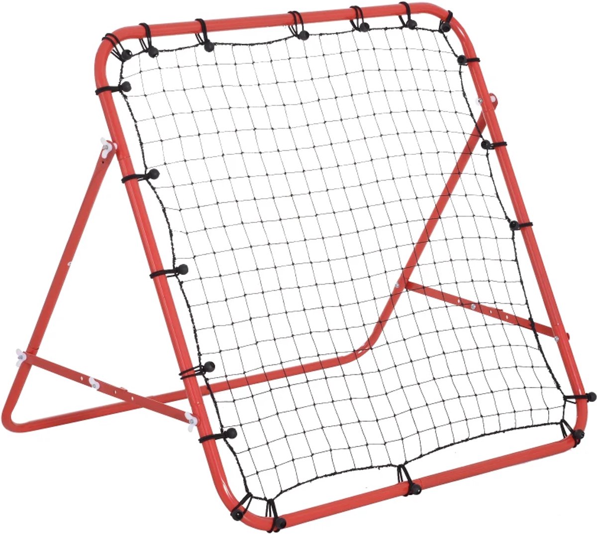 Verstelbare Rebounder - Kickback - Voetbal Rebounder - Tchouck - Rebounder Trampoline - Volleybal en Handbal – Verstelbaar en Inklapbaar – Voetbaldoel