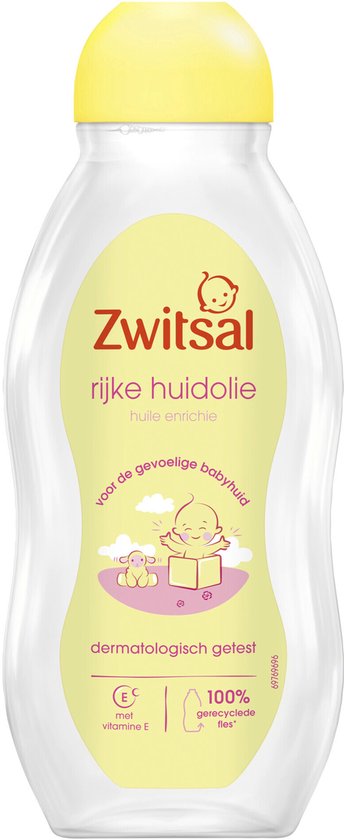 Zwitsal Avocado Rijke Huidolie - Met avocado-olie en vitamine E - 200ml