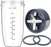 Gobelet Centrifugeuse 32 Oz Compatible NutriBullet 900W/600W - Accessoire Grand Format