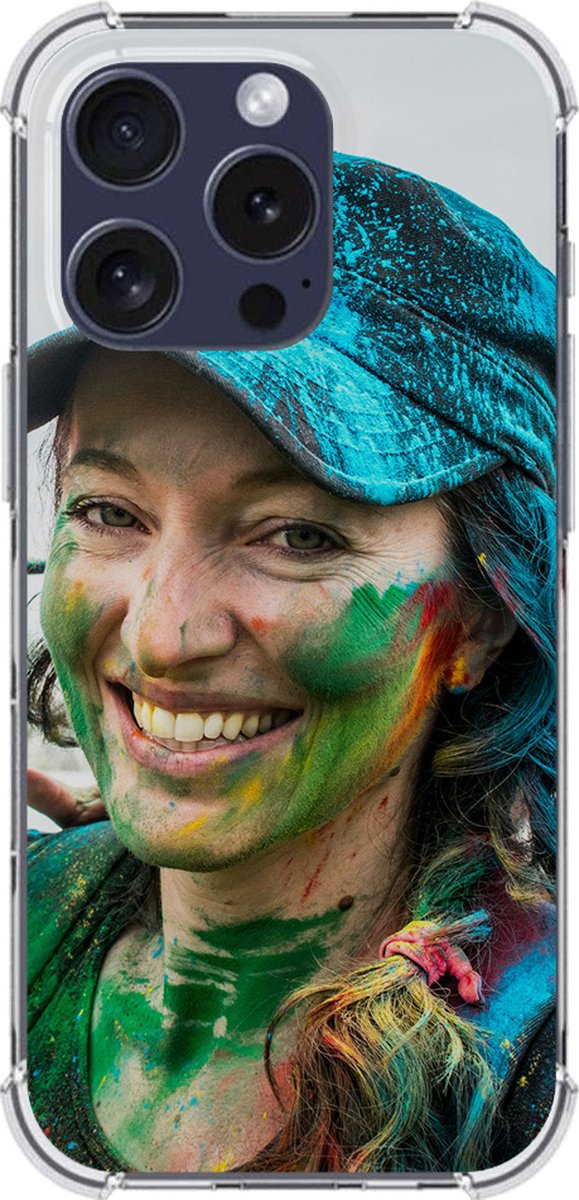 Anti-Shock Back Cover Hoesje Maken iPhone 16 Pro