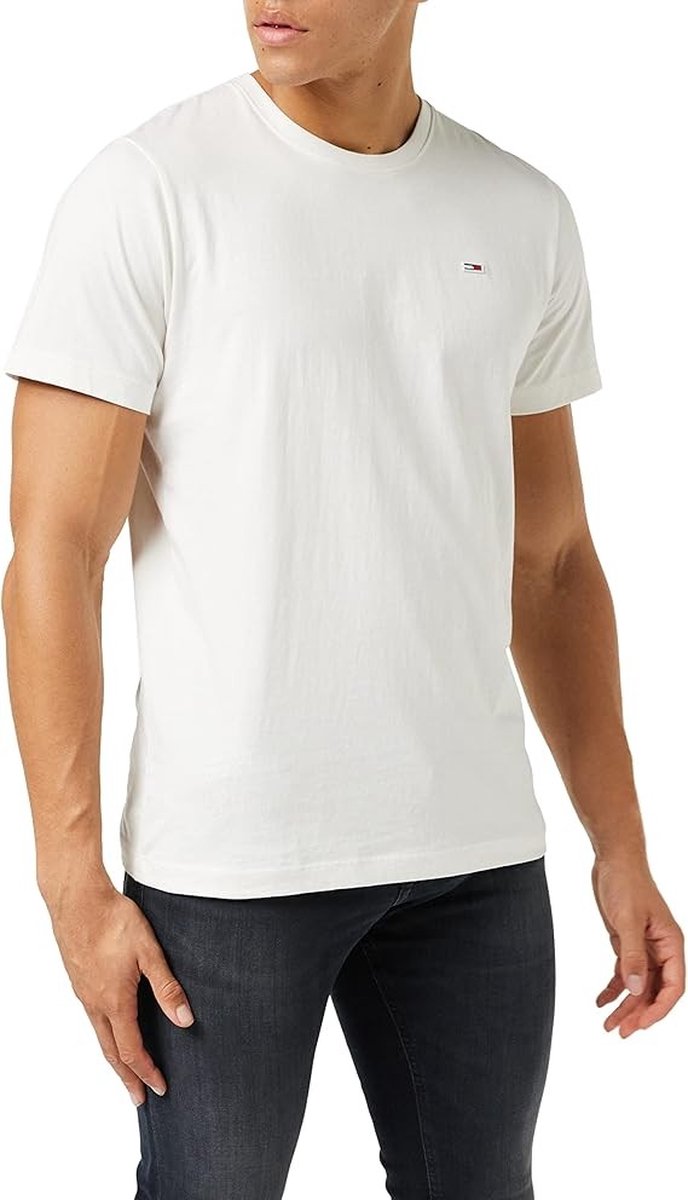 Tommy Jeans Crew neck T-shirt regular fit XXL Wit