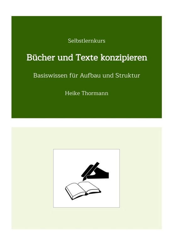 Selbstlernkurs: Bücher und Texte konzipieren - cover