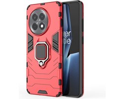 Coverup Hoesje - Geschikt voor OnePlus 13R Hoesje - Coverup Ring Kickstand Back Cover - Rood