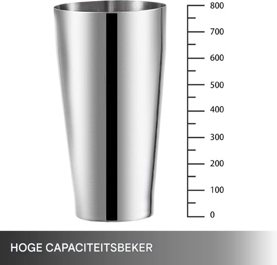 Milkshake Maker - Smoothie Machine - 800ml - RVS - 180W Capaciteit van Royalty Line — afbeelding 4