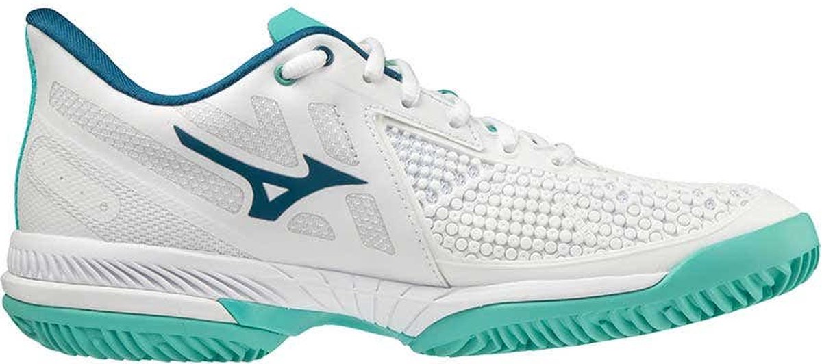 Mizuno Tennisschoen Padelschoen Wave Exceed Tour 5 Dames Wit Groen