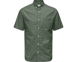 ONLY&SONS - ONSALVARO SS OXFORD SHIRT - Heren - Overhemden