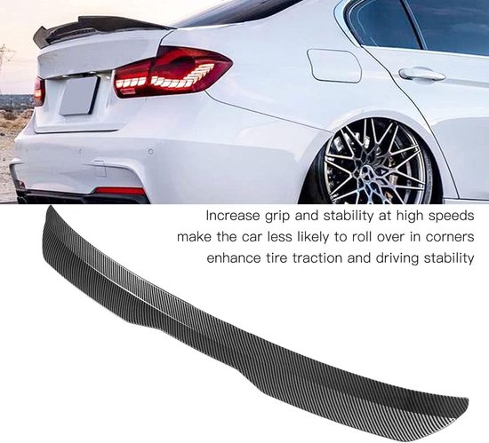 Kofferbak Spoiler Wing Koolstofvezel Stijl Automatische