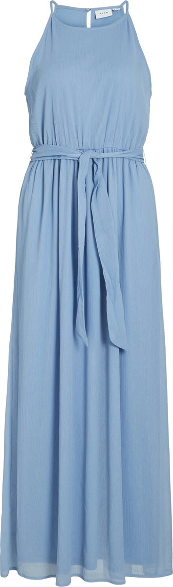 Vila Maxi jurk VIFALIA halter Blissful Blue