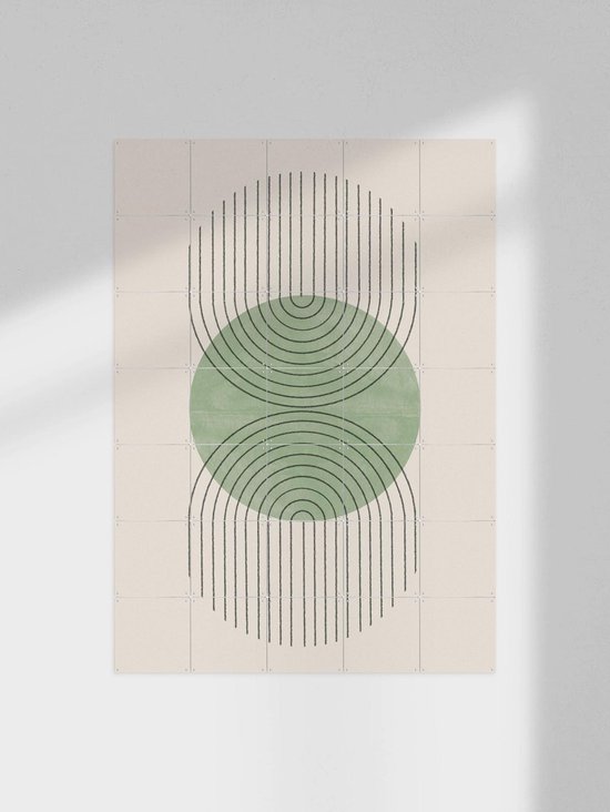 IXXI Perfect Point Green - Décoration murale - Abstrait - 80 x 60 cm