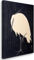 Ohara Koson - Heron in Rain - Reiger in de regen (1925-1936) - 3:2