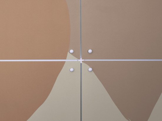 IXXI Mocha, Divers - 100 x 140 cm - Support de suspension gratuit - Grande décoration murale et affiches - Minimaliste, Graphisme, Abstrait, Géométrique