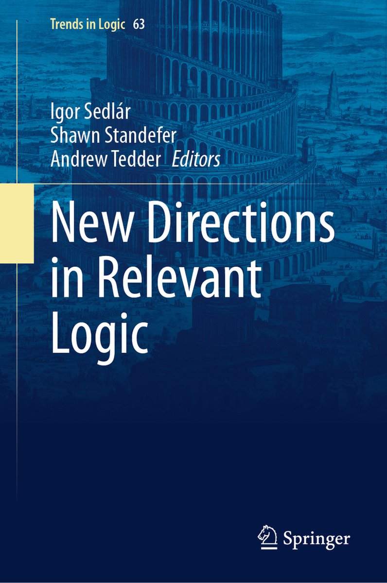 Omslag van Trends in Logic63- New Directions in Relevant Logic